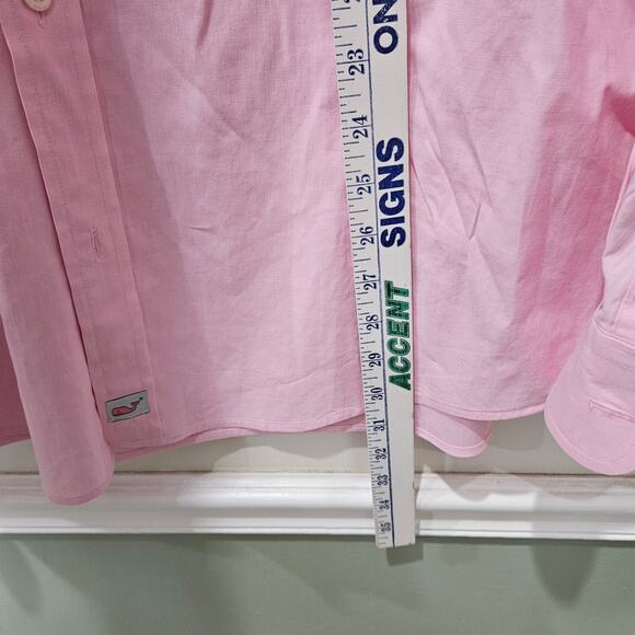 Men's Vineyard Vines Long Sleeve Dress Shirt Size Large - Picture 8 of 8